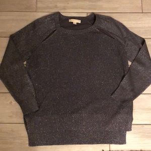 Michael Kors  Gray Sweater with Silver Shimmer